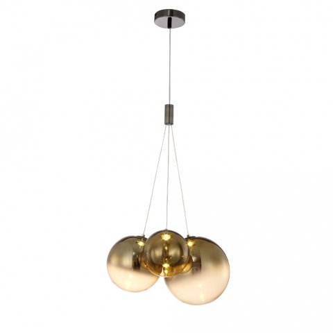 Подвесной светодиодный светильник Crystal Lux Elche SP3 Gold