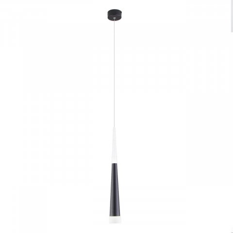 Подвесной светодиодный светильник Elektrostandard DLR038 7+1W 4200K черный матовый a044560