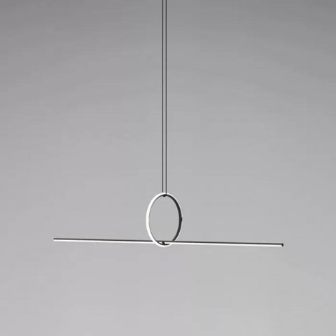 Подвесной светодиодный светильник iLedex Zoom 10339P/A2-35W-3000K BK-WH