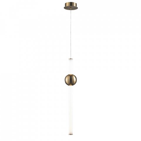 Подвесной светодиодный светильник Lumien Hall Greniya LH8023/1PB-GD-WT