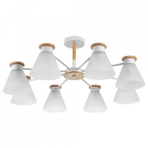 Потолочная люстра Arte Lamp Tyler A1031PL-8WH