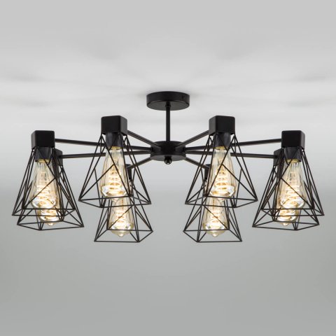 Потолочная люстра Eurosvet 70107/8 черный