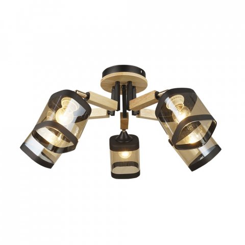 Потолочная люстра Seven Fires Kaleri WD3506/5C-BK-AM