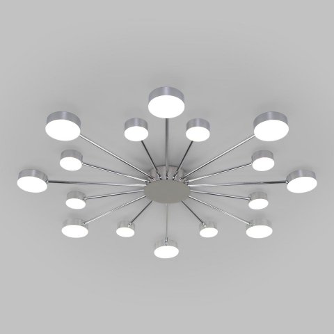 Потолочная светодиодная люстра Eurosvet Nitrino 90242/16 хром