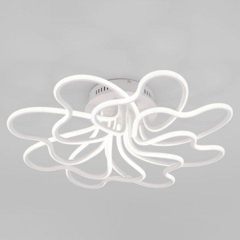 Потолочный светодиодный светильник Eurosvet Smart Floret 90235/8 белый