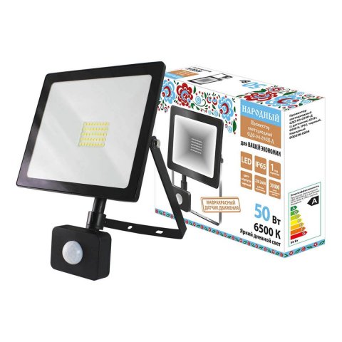 Прожектор светодиодный TDM Electric Народный СДО-04-050Н-Д 50W 6500К SQ0336-0204