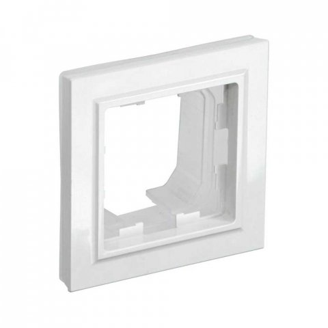 Рамка 1-постовая IEK Brite белая BR-M12-44-K01