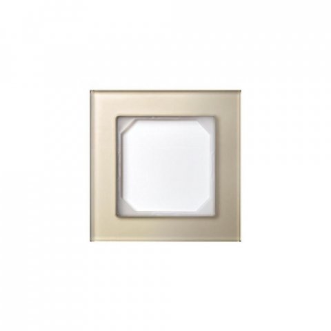 Рамка 1-постовая Liregus Epsilon шампань 28-261