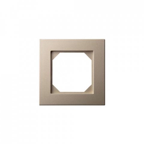 Рамка 1-постовая Liregus Epsilon шампань 28-318