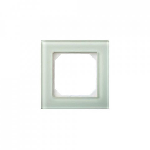 Рамка 1-постовая Liregus Epsilon стекло натуральное 28-241