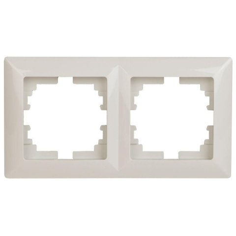 Рамка 2-постовая ЭРА Intro Solo слоновая кость 4-502-02 Б0043411