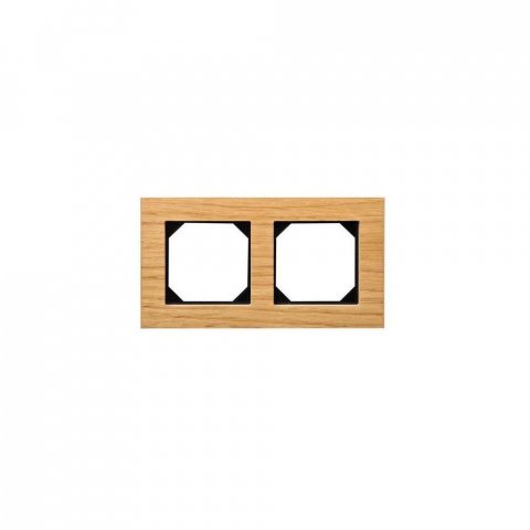 Рамка 2-постовая Liregus Epsilon дуб 28-221