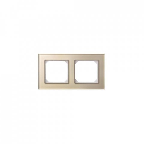 Рамка 2-постовая Liregus Epsilon шампань 28-262