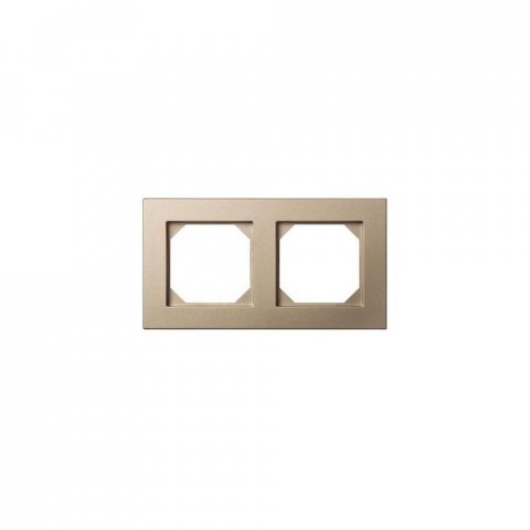 Рамка 2-постовая Liregus Epsilon шампань 28-319