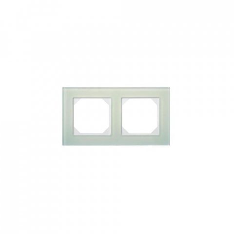 Рамка 2-постовая Liregus Epsilon стекло натуральное 28-242