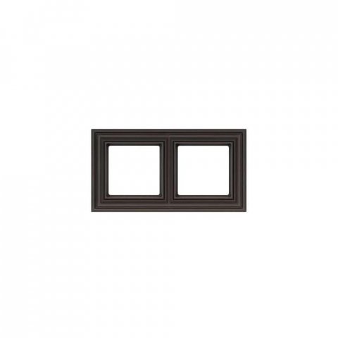 Рамка 2-постовая Liregus Retro коричневый омбре 29-044