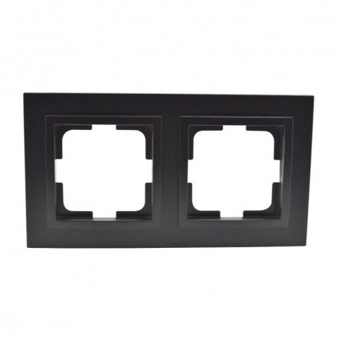 Рамка 2-постовая Mono Electric Despina графит 102-200000-161