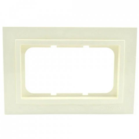 Рамка 2-постовая Mono Electric Despina крем 102-170000-165