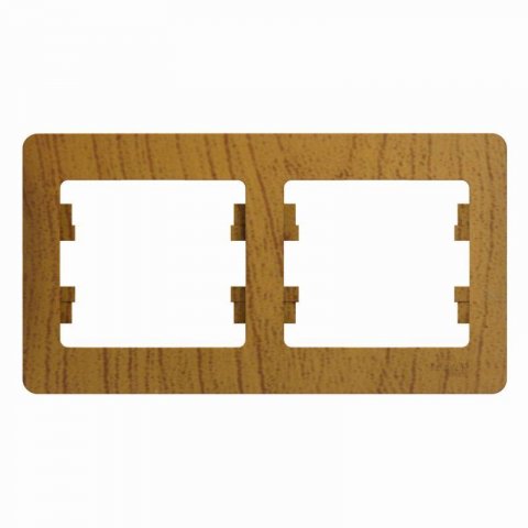 Рамка 2-постовая Schneider Electric Glossa дуб GSL000502