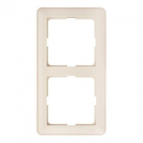 Рамка 2-постовая Schneider Electric W59 слоновая кость KD-2-28