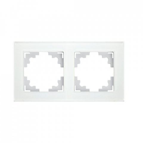 Рамка 2-постовая Stekker Катрин белый GFR00-7002-01 39255