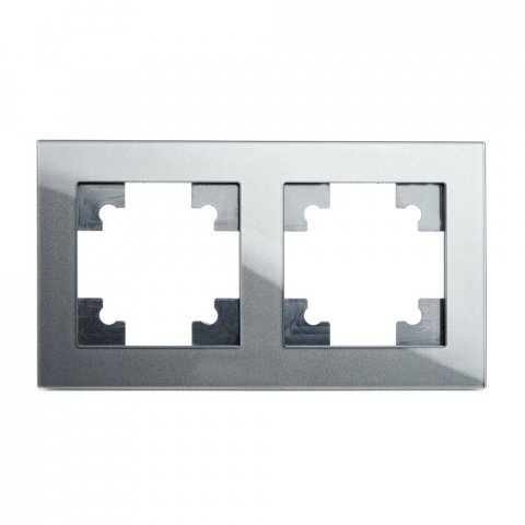 Рамка 2-постовая Stekker Катрин графит GFR00-7002-06 39540