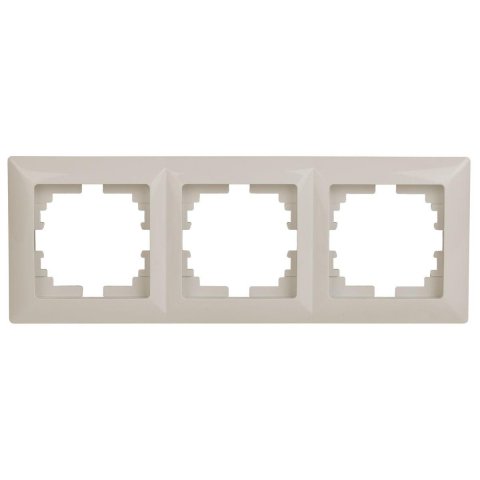 Рамка 3-постовая ЭРА Intro Solo слоновая кость 4-503-02 Б0043418