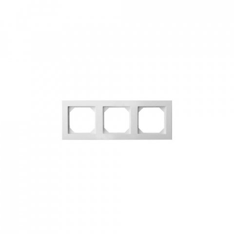 Рамка 3-постовая Liregus Epsilon белый 28-040