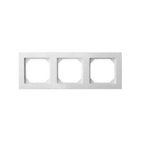 Рамка 3-постовая Liregus Epsilon белый 28-0423