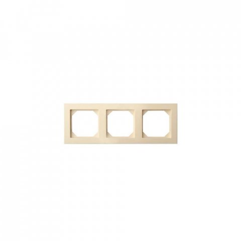 Рамка 3-постовая Liregus Epsilon бежевый 28-090