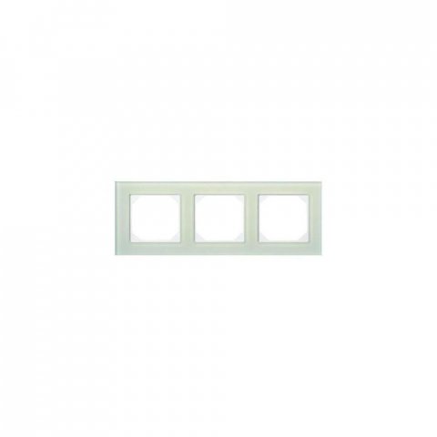 Рамка 3-постовая Liregus Epsilon стекло натуральное 28-243