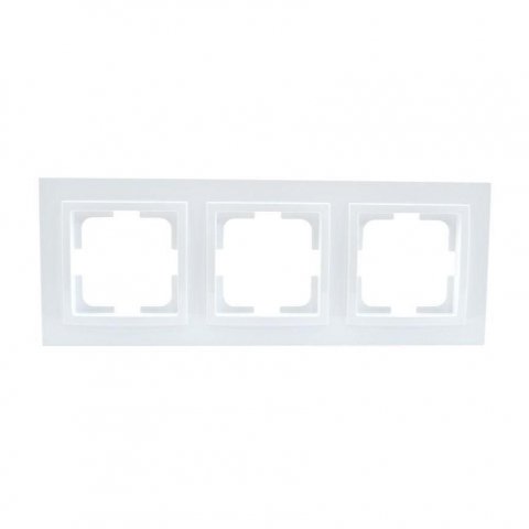 Рамка 3-постовая Mono Electric Despina белый 102-190000-162