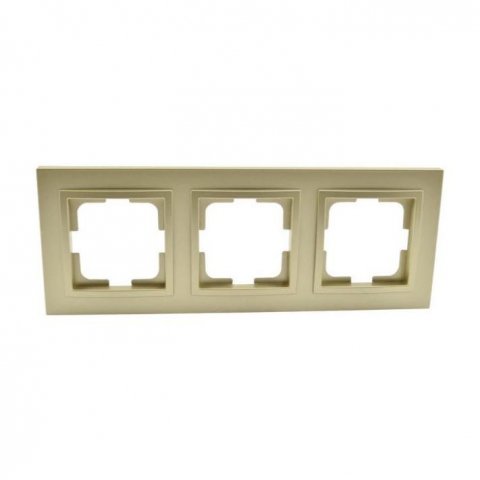 Рамка 3-постовая Mono Electric Despina бронза 102-230000-162