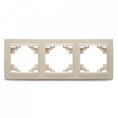 Рамка 3-постовая Stekker Эрна слоновая кость PFR00-9003-02 39242