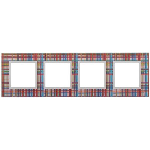 Рамка 4-постовая ЭРА Elegance 14-5104-00 Б0034523