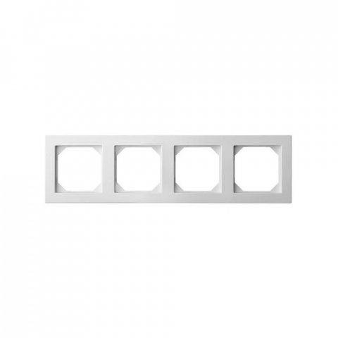 Рамка 4-постовая Liregus Epsilon белый 28-0424