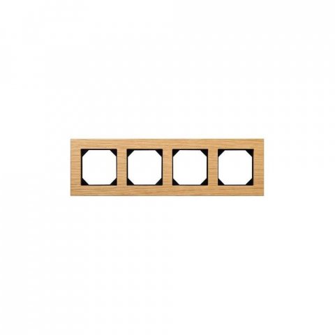 Рамка 4-постовая Liregus Epsilon дуб 28-223