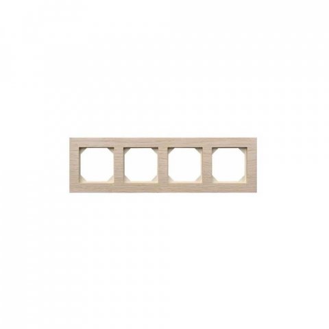 Рамка 4-постовая Liregus Epsilon дуб беленный 28-2244
