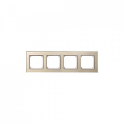 Рамка 4-постовая Liregus Epsilon шампань 28-264
