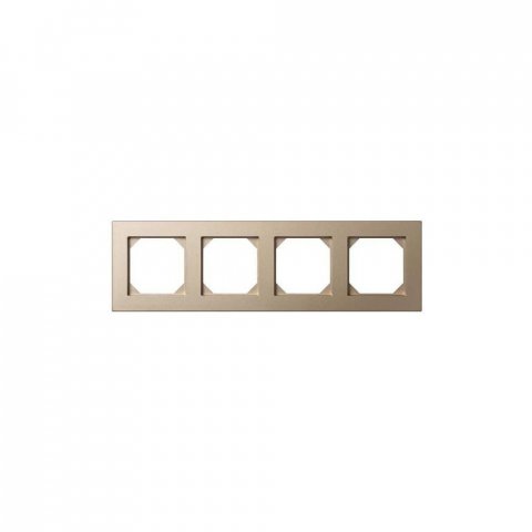 Рамка 4-постовая Liregus Epsilon шампань 28-321