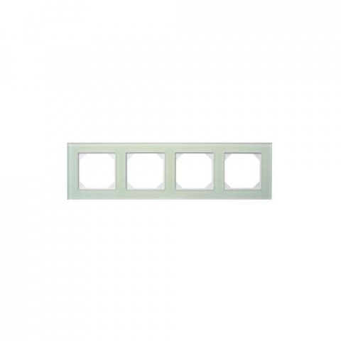 Рамка 4-постовая Liregus Epsilon стекло натуральное 28-244