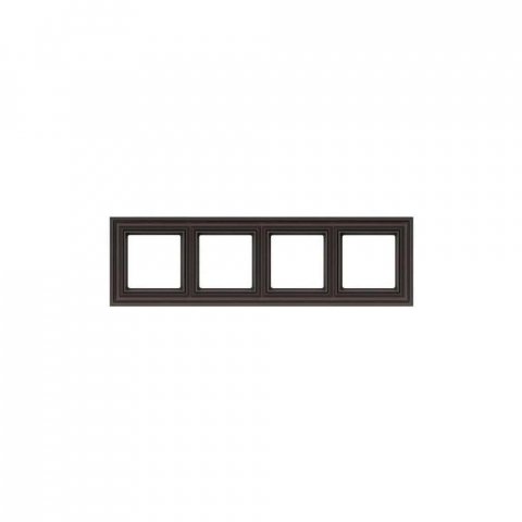 Рамка 4-постовая Liregus Retro коричневый омбре 29-046