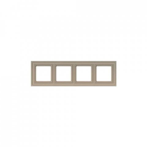 Рамка 4-постовая Liregus Retro кремовый омбре 29-151
