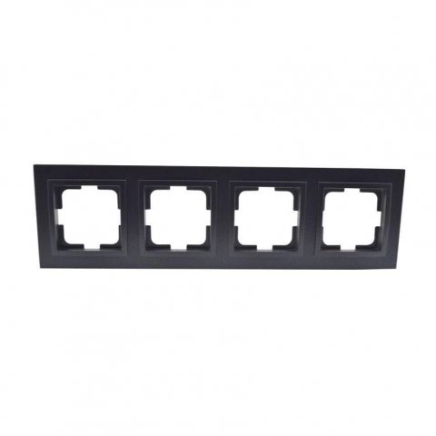 Рамка 4-постовая Mono Electric Despina графит 102-200000-163