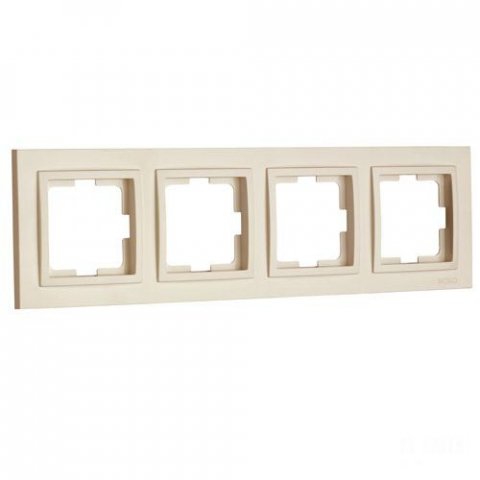 Рамка 4-постовая Mono Electric Despina крем 102-170000-163