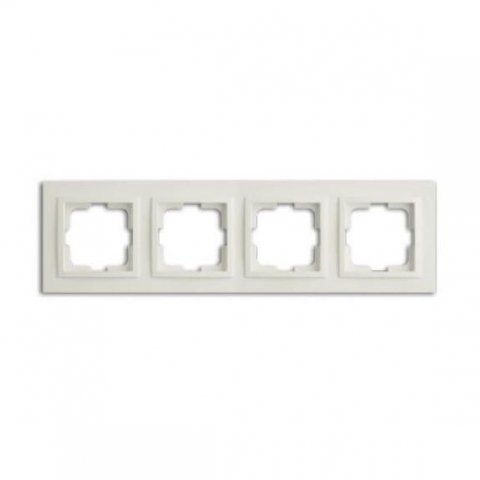 Рамка 4-постовая Mono Electric Despina жемчуг 102-250000-163
