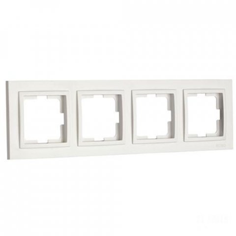 Рамка 4-постовая Mono Electric Larissa слоновая кость 103-010100-163