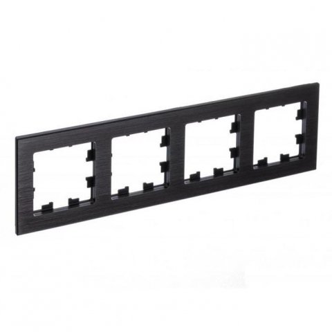 Рамка 4-постовая Schneider Electric AtlasDesign Nature оникс ATN312304