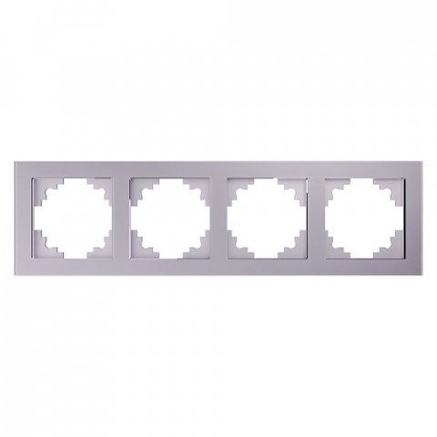 Рамка 4-постовая Stekker Катрин дымчатый GFR00-7004-07 49037