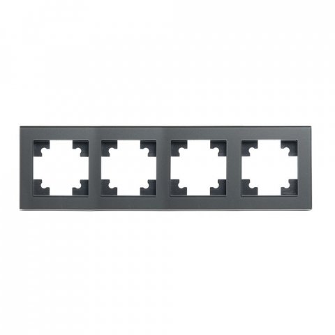 Рамка 4-постовая Stekker Катрин графит GFR00-7004-06 39542